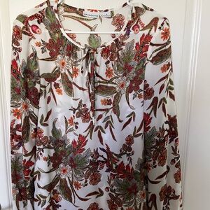 Liz Claiborne Multicolor Floral Blouse